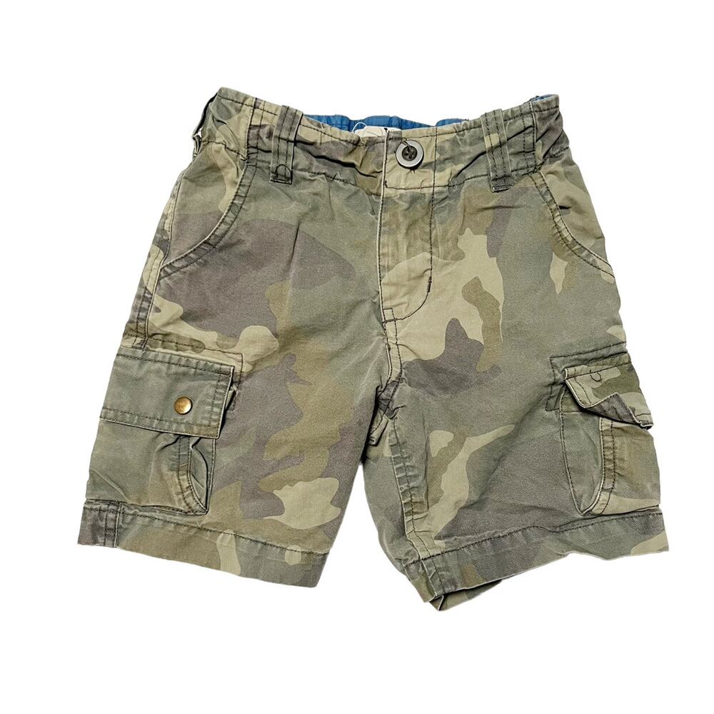 Peek Camo Print Cargo Shorts Size 3